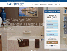 Tablet Screenshot of bathcrestwichita.com